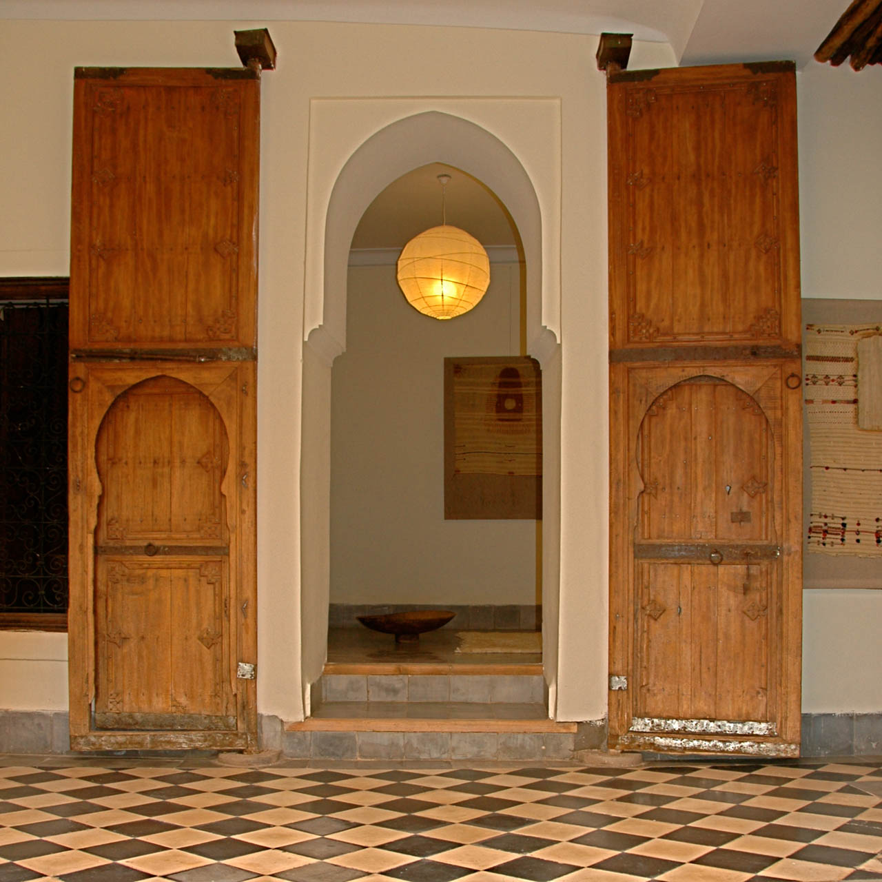 Doors to the bedroom