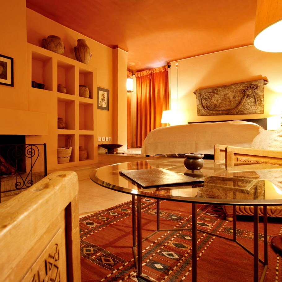Bedroom with sitting area