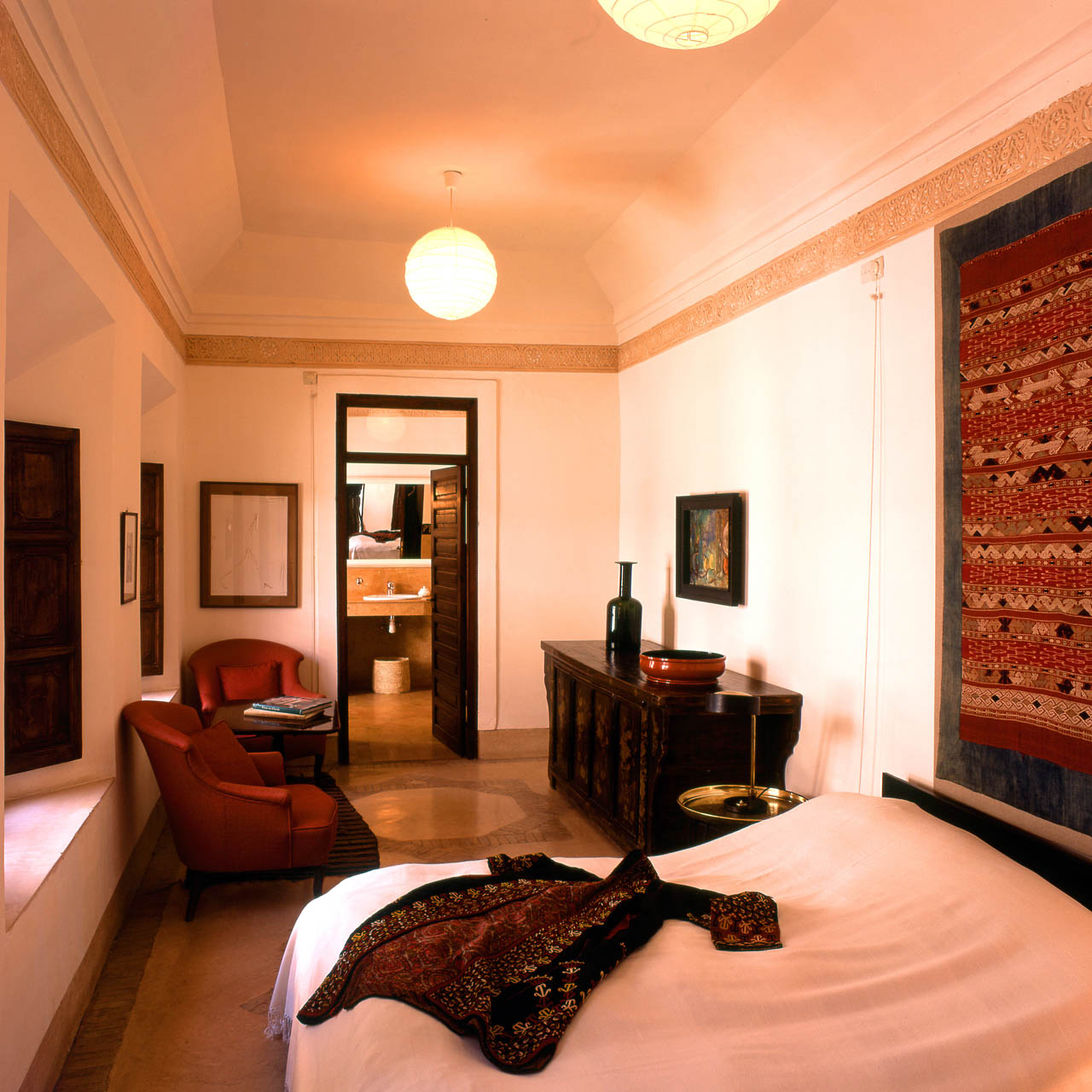 Bedroom with Chinese furniture