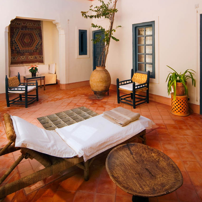 The private patio