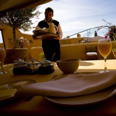 Breakfast on the roof terraces